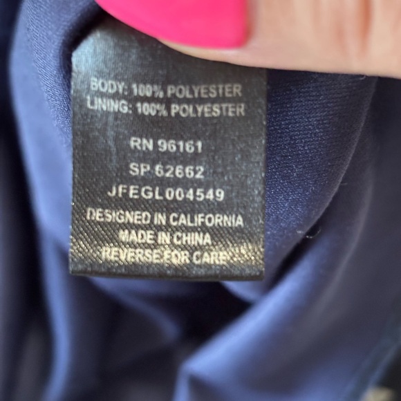 BeBop Sleeveless Aztec Print Mini Dress Navy Blue Lined Women’s Medium - Picture 11 of 12